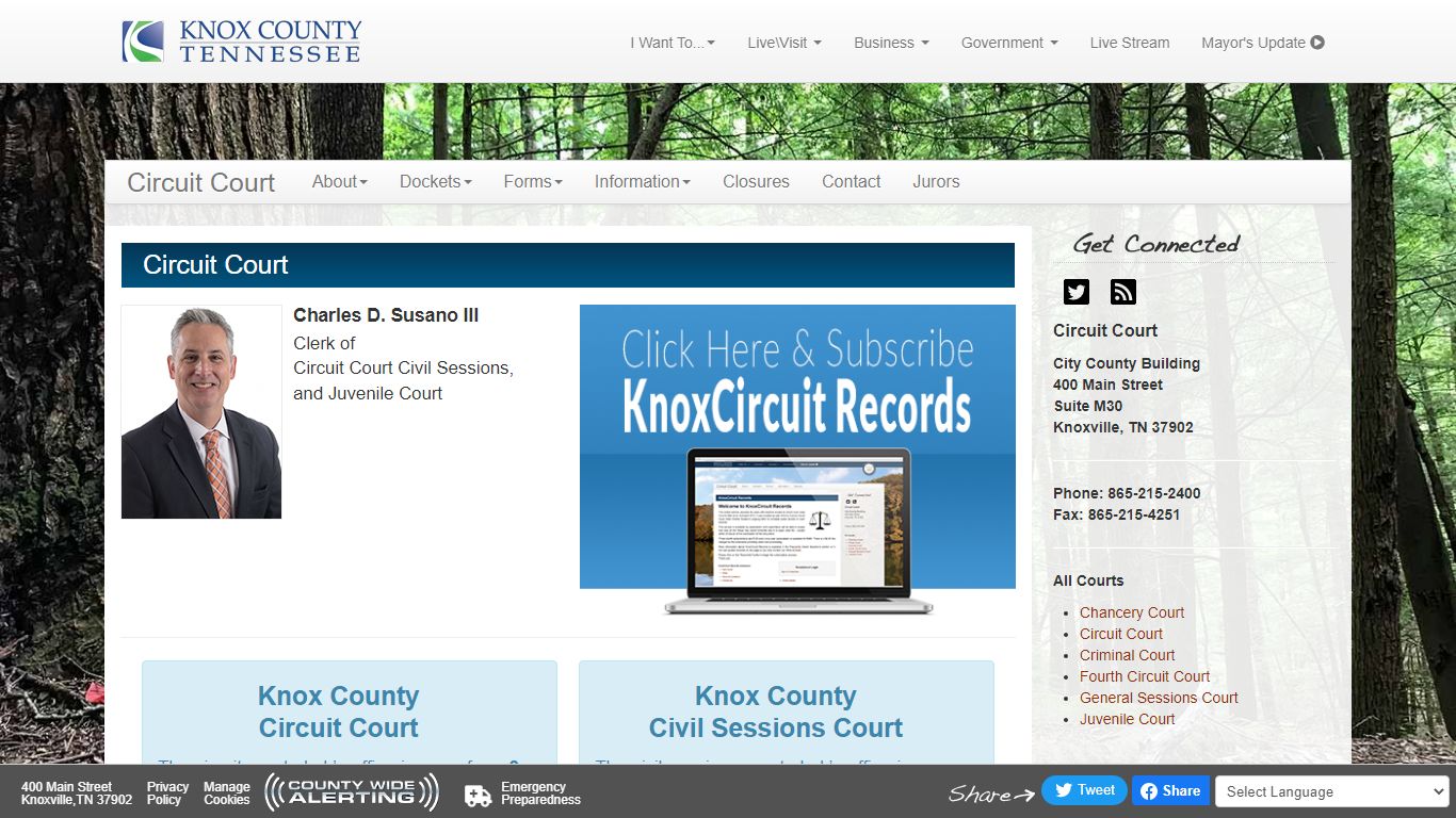 Circuit Court - Knox County Court Systems - Knox County, Tennessee