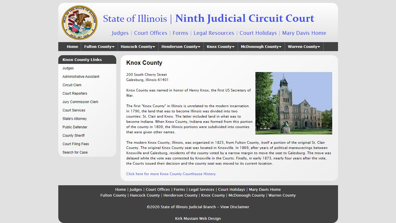 Ninth Judicial Circuit Court - State of Illinois